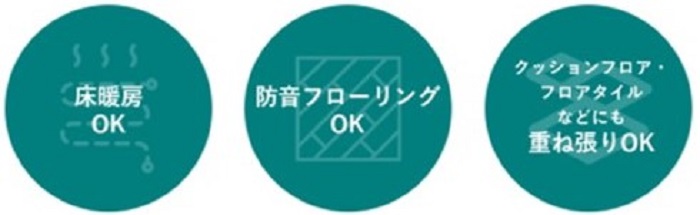 床暖房、ll45、フローリング上張りOK、naossフローリング、東京都町田市、神奈川県相模原中央区